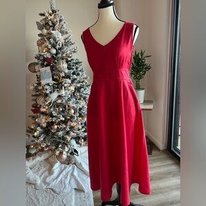 Red Sleeveless Dress
